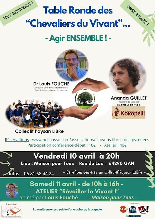 Table Ronde des Chevaliers du Vivant 10/04/2026