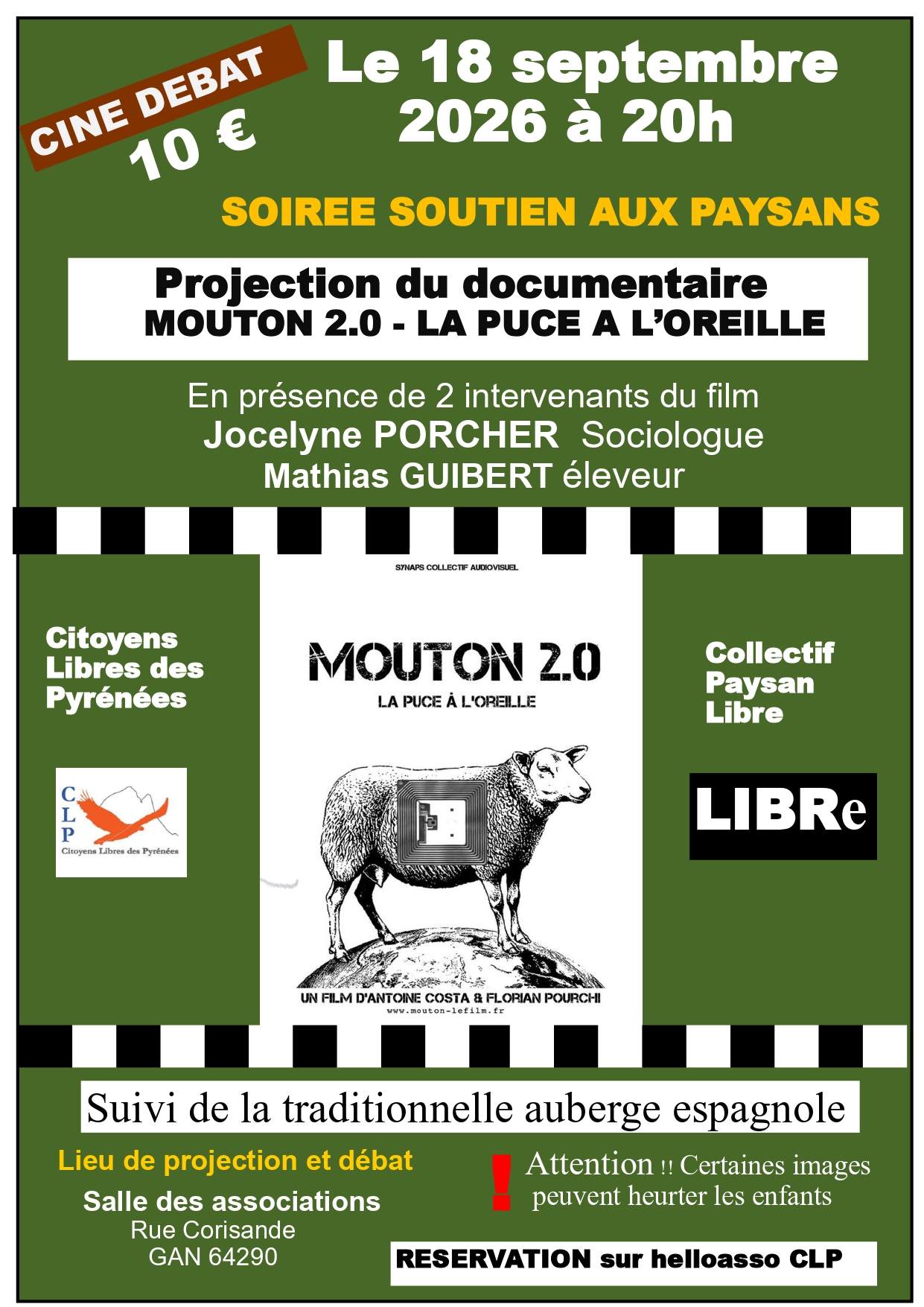 Soutien aux paysans LIBRe le 18 septembre